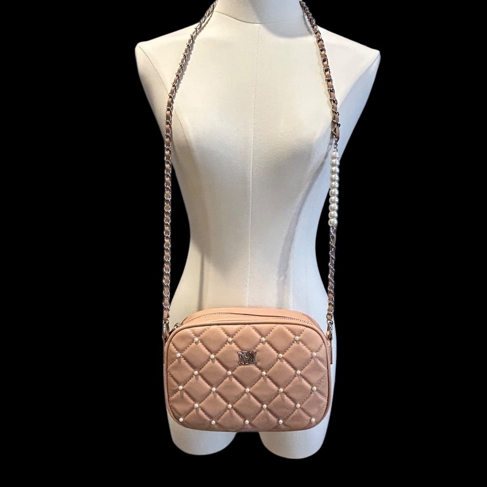 New Badgley Mischka crossbody with pearls - Picture 8 of 12